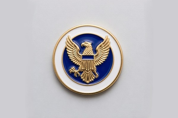 Soft enamel challenge coin
